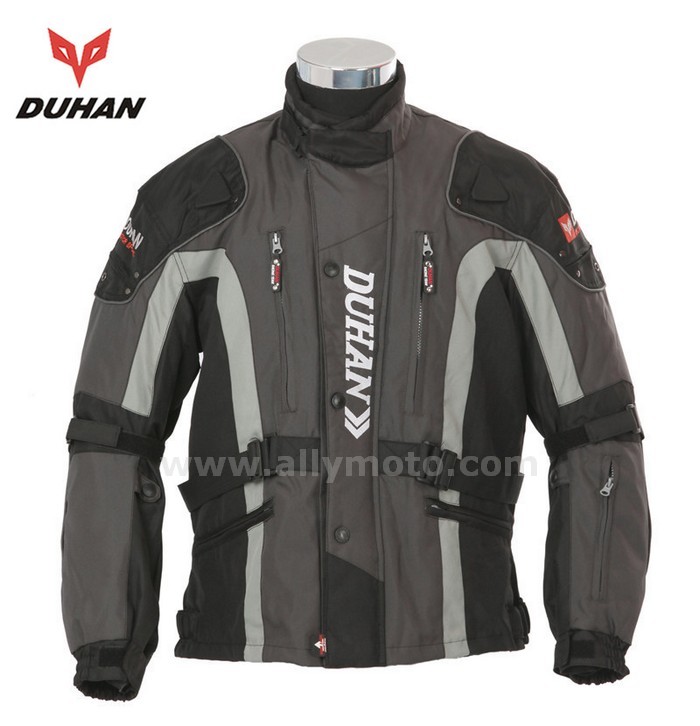159 Men Oxford Cloth Motocycle Jacket Coat Cotton Liner Motocross Windproof Clothing Five Protector Gear